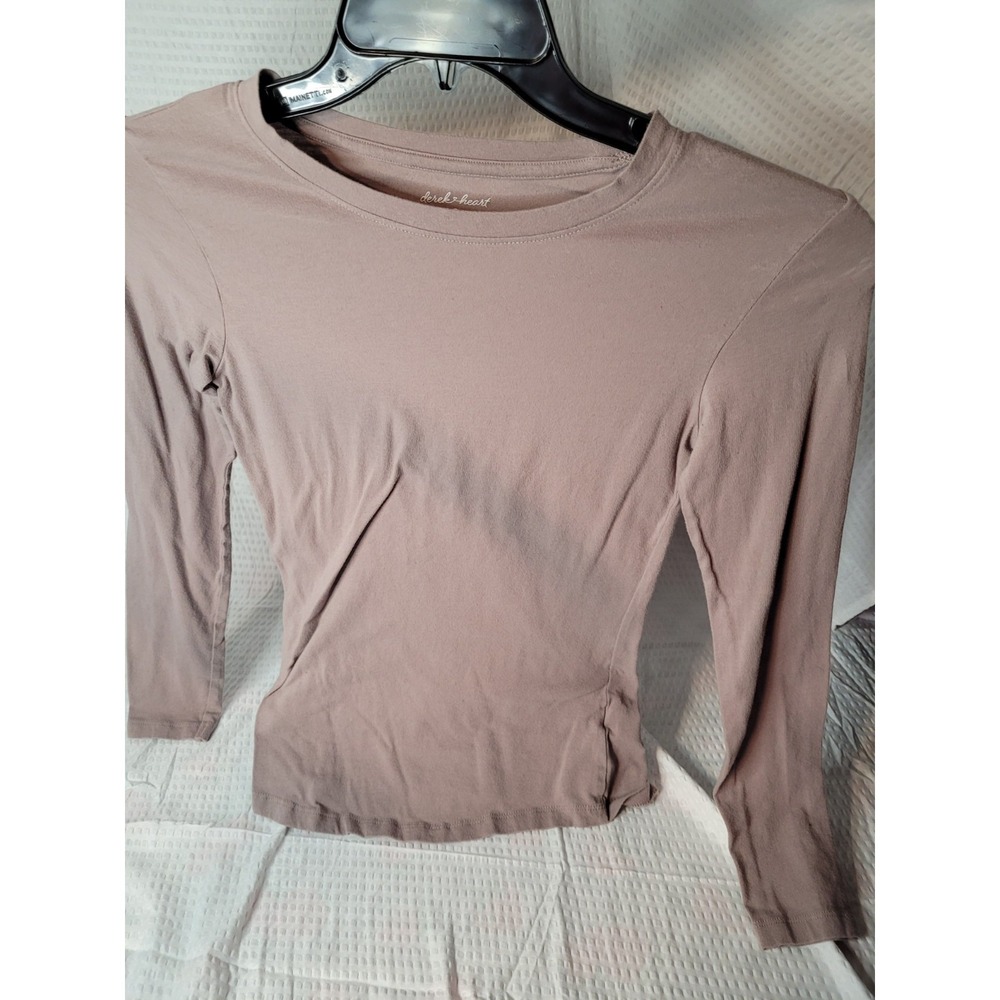 Womens Long‎ Sleeve Derek Heart Shirt Small